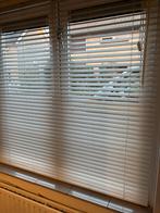 2x Houten Jaloezieën 140x145 cm, Ophalen of Verzenden, Zo goed als nieuw, Wit, 100 tot 150 cm