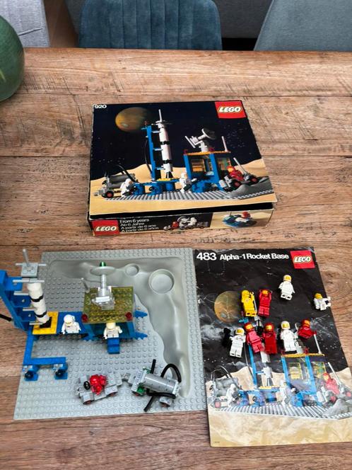 Lego space alpha 1 rocket base 920 met doos, boekje en extra, Kinderen en Baby's, Speelgoed | Duplo en Lego, Gebruikt, Lego, Complete set