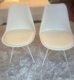 JYSK stoelen, Ophalen, Twee, Wit, Zo goed als nieuw