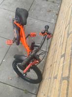 Oranje Btwin Kinderfiets - 16 inch, Ophalen of Verzenden, Gebruikt, 16 inch, Handrem