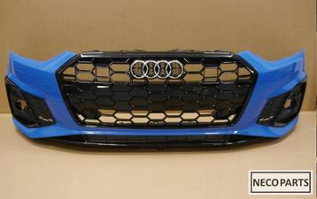AUDI A5 8W VOORBUMPER ORIGINEEL 6xPDC KLEUR LV5C S-LINE beschikbaar voor biedingen