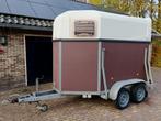 Böckmann Cheval 2 paards trailer, Dieren en Toebehoren, Paarden en Pony's | Trailers en Aanhangwagens, Ophalen, Gebruikt, Hout