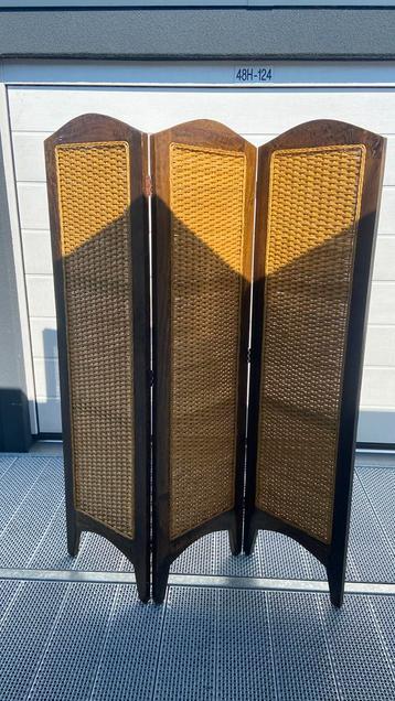 Hard houten kamerscherm 182 hoog elk scherm 48 cm beschikbaar voor biedingen
