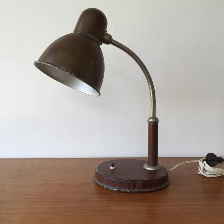 TOTALE LEEGVERKOOP bauhaus stijl desk lamp jaren 50 60 Ruton, Antiek en Kunst, Antiek | Lampen, Ophalen of Verzenden