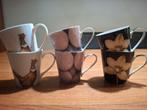 Koffiemokken Set: Pimpernel,, Ebony Orchid, Huis en Inrichting, Keuken | Servies, Keramiek, Ophalen of Verzenden, Zo goed als nieuw