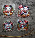 Disney plastic kerst hangers - Mickey & Minnie Mouse, Ophalen of Verzenden, Zo goed als nieuw