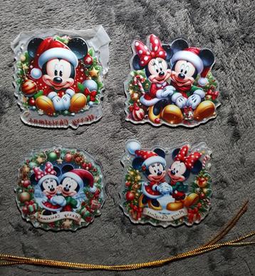 Disney plastic kerst hangers - Mickey & Minnie Mouse beschikbaar voor biedingen