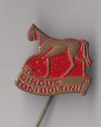 Toni Boltini Paard Circus speldje, Verzamelen, Speldjes, Pins en Buttons, Gebruikt, Niet vindbaar, Niet vindbaar, Speldje of Pin