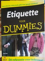 S. Fox - Etiquette voor Dummies, Ophalen of Verzenden, Zo goed als nieuw, S. Fox