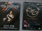 2 x dvd; ELO en neil diamond, Alle leeftijden, Verzenden, Zo goed als nieuw