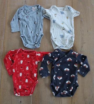 4 rompers van Hema & H&M 56 beschikbaar voor biedingen
