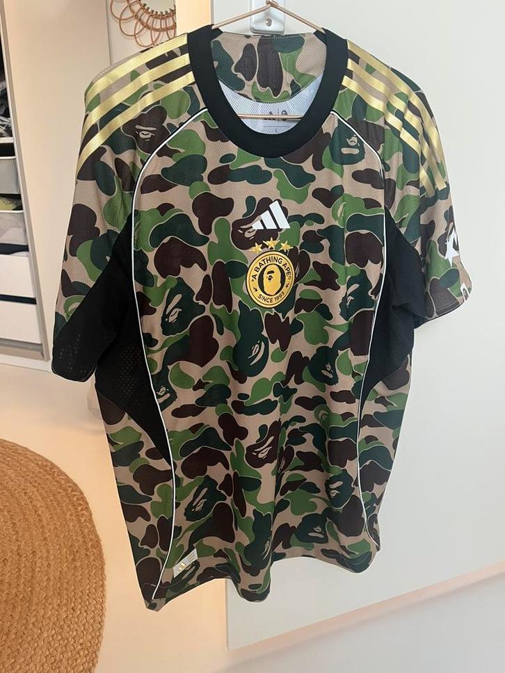 Adidas x BAPE shirt L, Kleding | Heren, T-shirts, Nieuw, Maat 52/54 (L), Groen, Ophalen of Verzenden