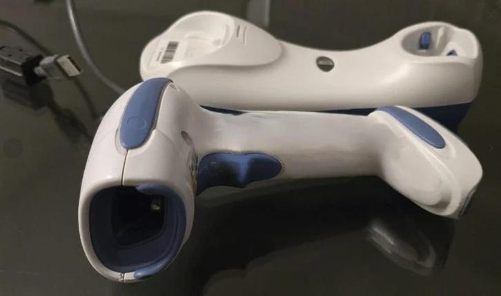 Symbol Barcode scanner, Computers en Software, Scanners, Gebruikt, Barcodescanner, Windows, Ophalen