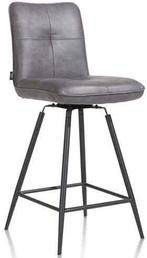 Nieuwe Barstoelen Draaibaar, (per stuk) antraciet, Milva H&H, Ophalen, 5 krukken of meer, 60 tot 90 cm, Nieuw