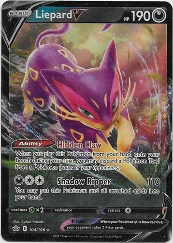 Chilling Reign,  Liepard [v] 104/198 beschikbaar voor biedingen