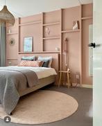 Rond vloerkleed oudroze Loods5, Huis en Inrichting, Stoffering | Tapijten en Kleden, Ophalen, Gebruikt, Overige kleuren, 150 tot 200 cm