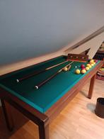 Tafelbiljart 85x155cm - Verstelbare Poten, Sport en Fitness, Biljarten en Poolen, Ophalen, Gebruikt, Biljarttafel