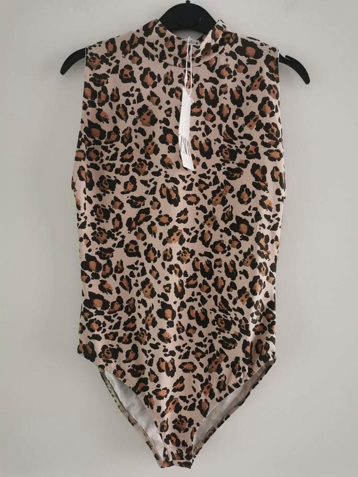 ZARA body met dierenprint mt. M, Kleding | Dames, Tops, Nieuw, Maat 38/40 (M), Overige kleuren, Zonder mouw, Verzenden