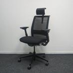 Steelcase Think V2 Bureaustoel | Ergonomisch | Hoofdsteun, Huis en Inrichting, Bureaustoelen, Gebruikt, Zwart, Ophalen of Verzenden
