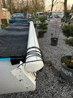 Elektrisch zonnescherm 4x3m met afstandsbediening, Tuin en Terras, Zonneschermen, Ophalen, Elektrisch, Zo goed als nieuw, 250 cm tot 450 cm