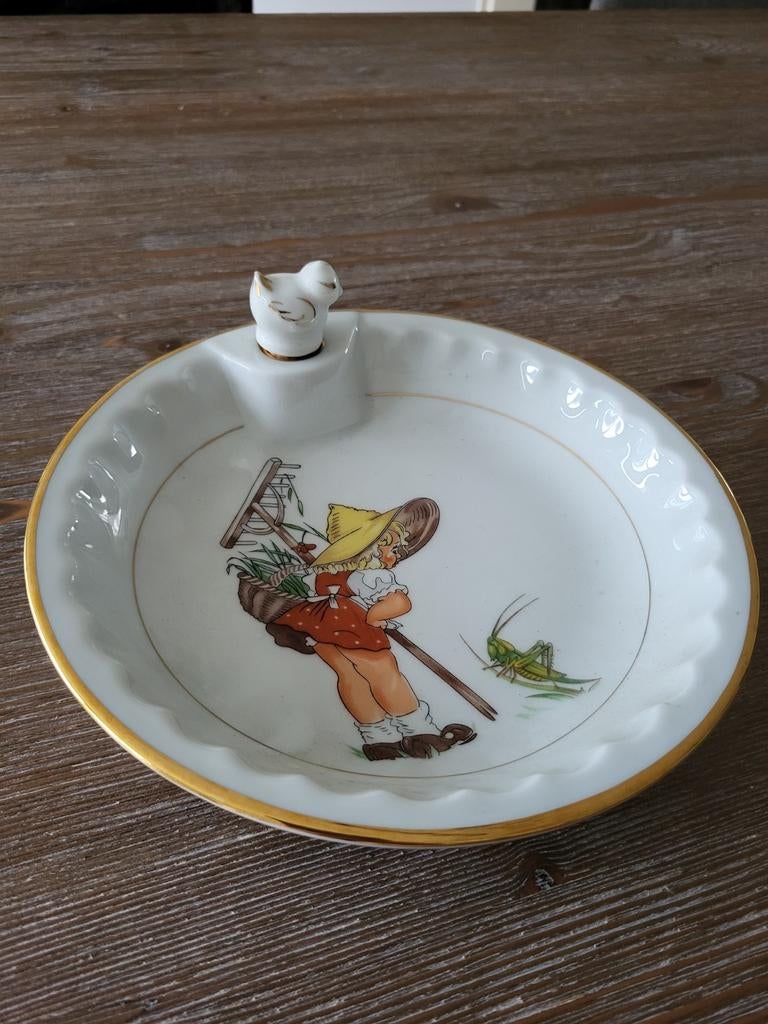 Vintage Limoges Warmwaterbordje warmhoud - Perfecte Staat!, Ophalen of Verzenden