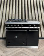 Luxe Lacanche Zwart 100cm + Teppanyaki + Gasoven, Warmhoudplaat, 60 cm of meer, Ophalen of Verzenden, Zo goed als nieuw