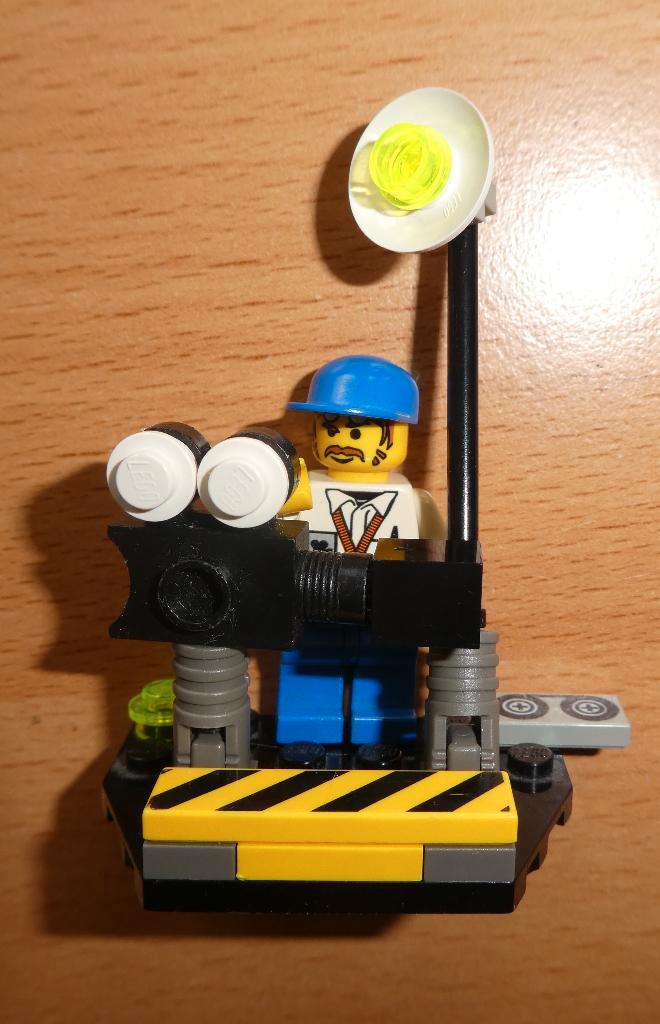 lego filmstudio cameraman complete set 1357 speelgoed, Kinderen en Baby's, Speelgoed | Duplo en Lego, Zo goed als nieuw, Lego
