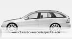Portier Mercedes C-klasse w203 stationwagen links-achter, Auto-onderdelen, Carrosserie en Plaatwerk, Ophalen, Gebruikt, -, Deur