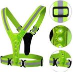 Reflecterende vest met lampen voor hardlopen wandelen, Ophalen of Verzenden, Nieuw, Overige typen