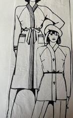 Vintage naai patroon jas in 2 lengtes - Margriet 3051, Vrouw, Overige merken, Ophalen of Verzenden, Jas