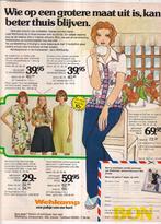 Retro reclame 1974 Wehkamp catalogus kopen zonder lopen, Verzamelen, Retro, Overige typen, Ophalen of Verzenden