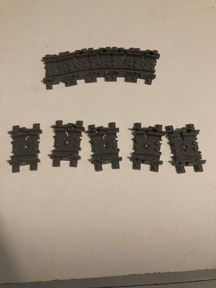 Lego Treinrails - Bochten, rechte en flex., Kinderen en Baby's, Speelgoed | Duplo en Lego, Gebruikt, Lego, Losse stenen, Ophalen of Verzenden