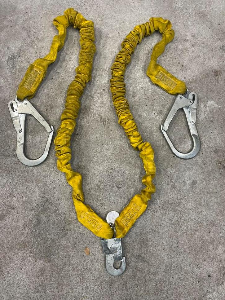 Valbeveiliging / veiligheidslijn (nog twee stuks), Doe-het-zelf en Verbouw, Veiligheidskleding, Gebruikt, Ophalen of Verzenden