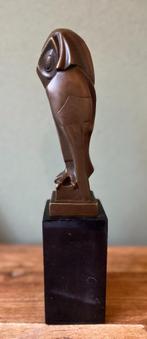 Bronzen Art-Deco stijl uil., Ophalen of Verzenden