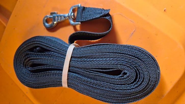 Lange nylon hondenlijn, Dieren en Toebehoren, Hondenriemen, Zo goed als nieuw, Ophalen of Verzenden