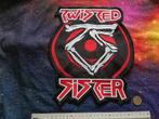 Twisted Sister zeer mooie shaped embroidered backpatch, Verzenden, Nieuw, Kleding