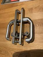 Aluminium deurklink / kruk met slot, Doe-het-zelf en Verbouw, Hang- en Sluitwerk, Ophalen of Verzenden, Gebruikt, Rvs, Klink of Kruk