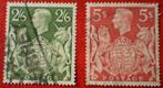 UK / Engeland - 2x Koning, Postzegels en Munten, Postzegels | Europa | UK, Verzenden, Gestempeld