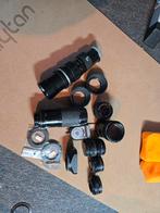 Aantal M42 lenzen en M42 (canon en nikon)adapter,lichtmeter, Ophalen of Verzenden, Gebruikt