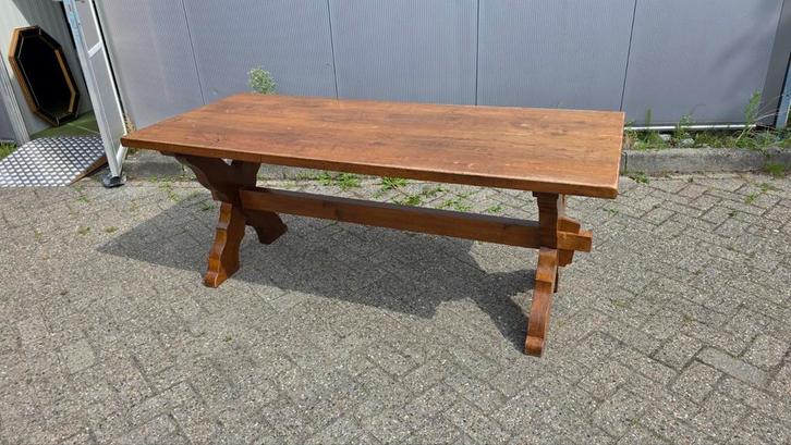 Antieke eiken kloostertafel, Antiek en Kunst, Antiek | Meubels | Tafels, Ophalen