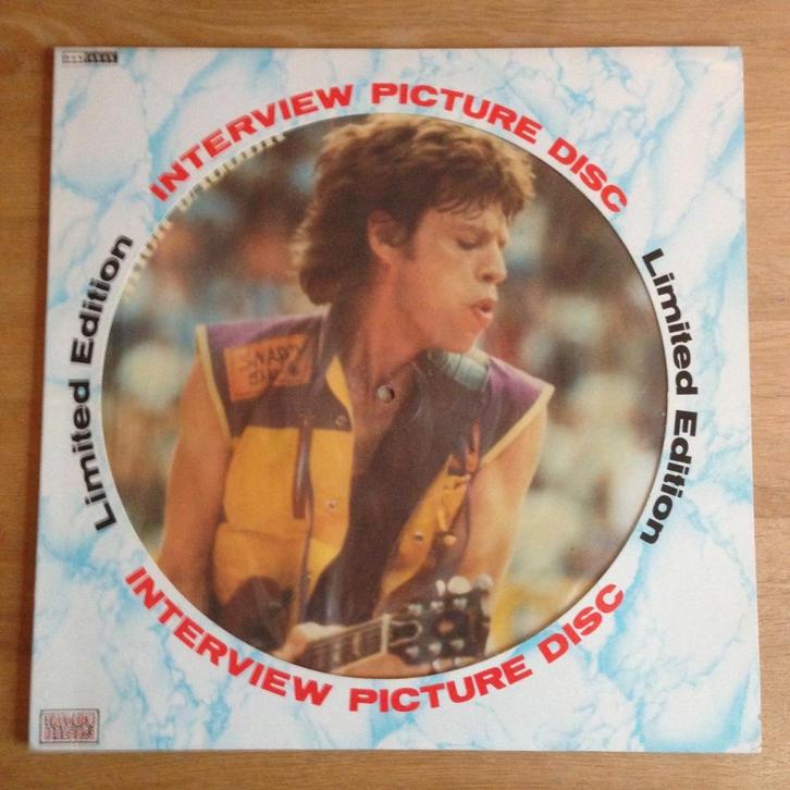 Mick Jagger interview Picture Disc LP, Cd's en Dvd's, Vinyl | Rock, Gebruikt, Poprock, 12 inch, Ophalen