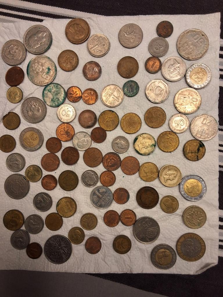 Verschillende buitenlandse munten, Ophalen of Verzenden, Buitenland, Munten