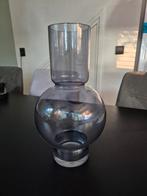 Bolvaas / Vaas van Zusss, Huis en Inrichting, Woonaccessoires | Vazen, Ophalen, Gebruikt, Blauw, Glas