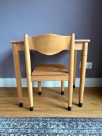 Houten Kinderbureau met Stoel, Kinderen en Baby's, Kinderkamer | Tafels en Stoelen, Ophalen, Gebruikt, Tafel(s) en Stoel(en)