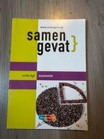 Samengevat Economie VMBO KGT, Boeken, Ophalen of Verzenden, Zo goed als nieuw, VMBO, Economie