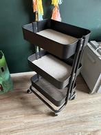 Ikea raskog trolley zwart, Huis en Inrichting, Kasten | Schoenenkasten, Ophalen, Zo goed als nieuw