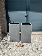 Mooie bloembakken 80cm hoog, Ophalen, Tuin, Kunststof, Gebruikt