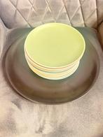 Vintage Pastel Gebakstel, Ophalen, Gebruikt, Keramiek, Bord(en)