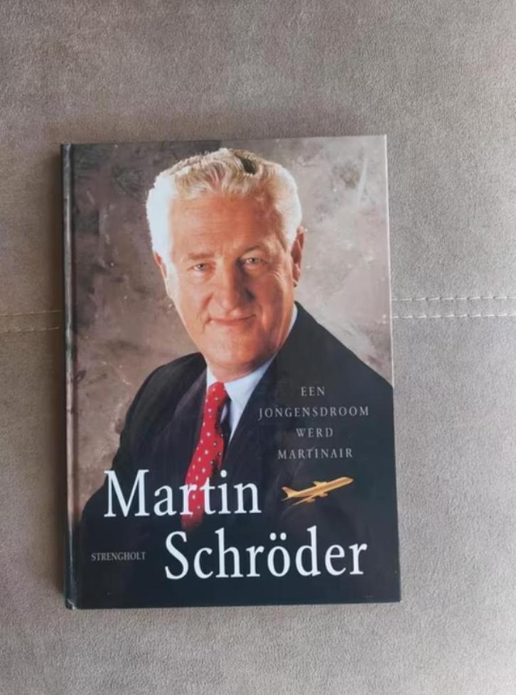 Een jongensdroom werd Martinair door Martin Schroder, Verzamelen, Luchtvaart en Vliegtuigspotten, Zo goed als nieuw, Boek of Tijdschrift
