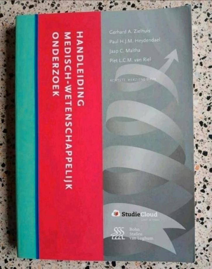 Handleiding medisch-wetenschappelijk onderzoek zgan
Vaste p, Boeken, Studieboeken en Cursussen, Zo goed als nieuw, WO, Beta, Ophalen of Verzenden